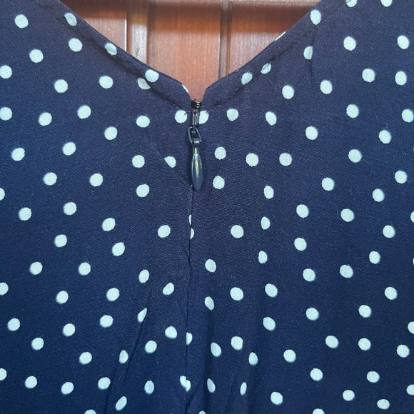 Navy Polka Dot Jumpsuit - Picture 11 of 13